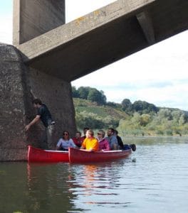Geocaching auf dem Wasser Bergung Cache