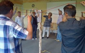 teamtraining teamplus übung team-tower