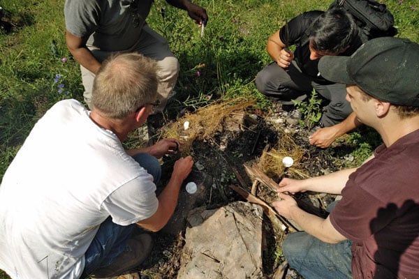 Team-Expedition Feuermachen ohne Streichhölzer